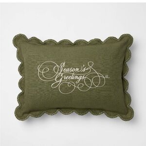 14"x20" Embroidered Season's Greetings
Pillow Green - Threshold™ Studio
McGee